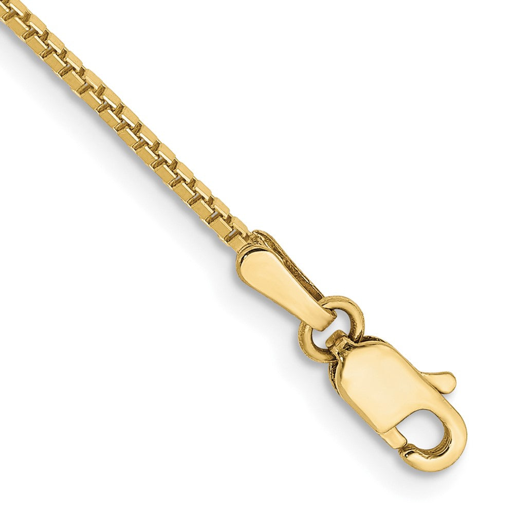 Gold (10K & 14K) Box Chain — 1.1 mm