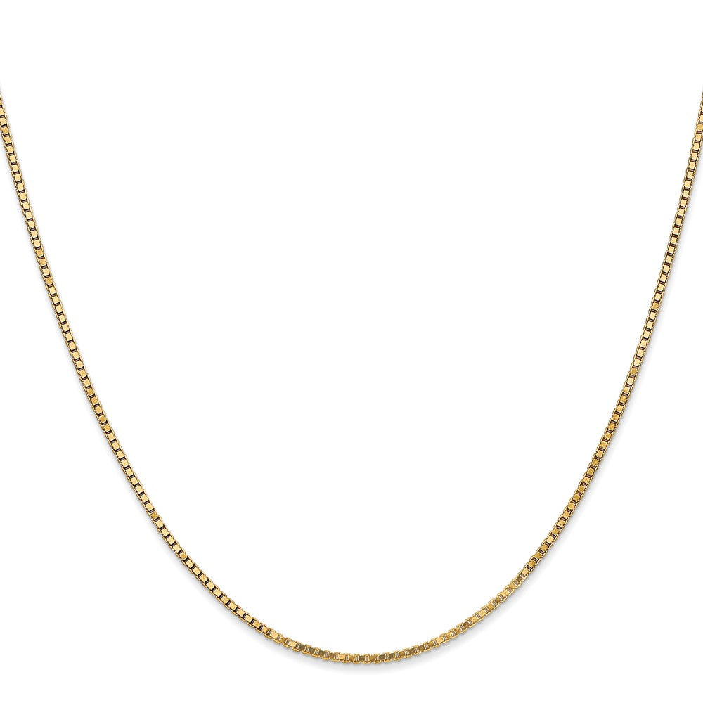 Gold (10K & 14K) Box Chain — 1.3 mm