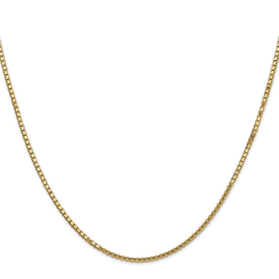 Gold (10K & 14K) Box Chain — 1.5 mm