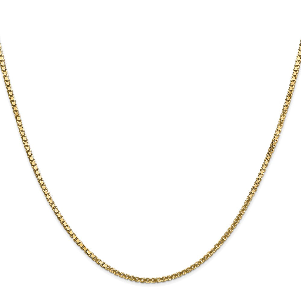 Gold (10K & 14K) Box Chain — 1.5 mm