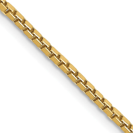 Gold (10K & 14K) Box Chain — 1.5 mm