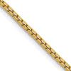 Gold (10K & 14K) Box Chain — 1.5 mm