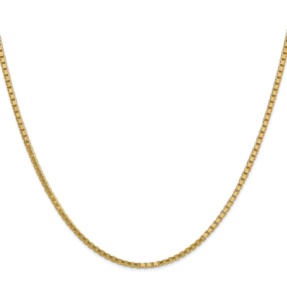 Gold (10K & 14K) Box Chain — 1.9 mm