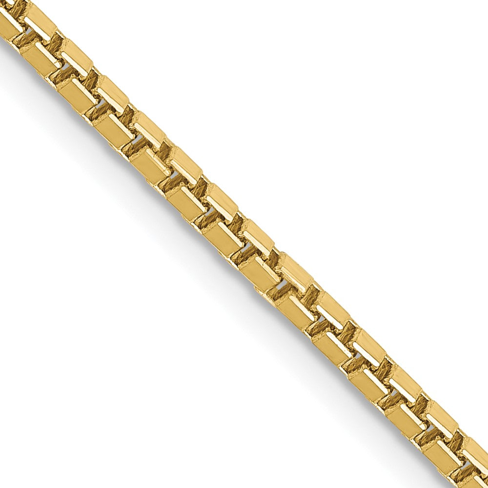 Gold (10K & 14K) Box Chain — 1.9 mm