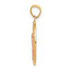 10k Two-tone Praying Hands Pendant