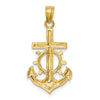 10k Mariners Crucifix Pendant