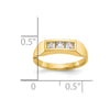 10k CZ Polished Child's Ring