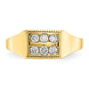 10k CZ Polished Child's Ring