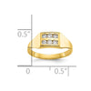 10k CZ Polished Child's Ring