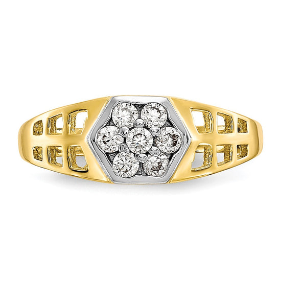 10k CZ Child's Ring