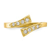 10k CZ Toe Ring