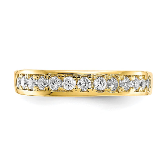 10k I LOVE YOU FOREVER CZ Ring
