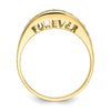 10k I LOVE YOU FOREVER CZ Ring