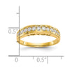10k I LOVE YOU FOREVER CZ Ring