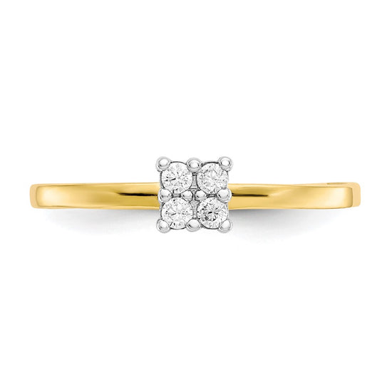 10k CZ Promise Ring