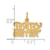 10K BABY SISTER Charm
