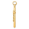 10k Hollow Crucifix Pendant