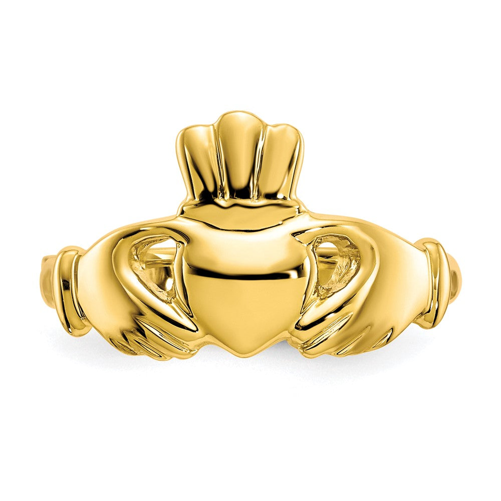 Gold Polished Claddagh Rings