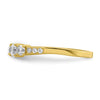 10K CZ Fancy Size 2.5 Baby / Childs Ring