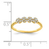 10K CZ Stackable Ring