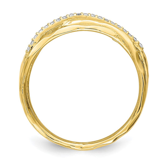 10K CZ Ring