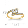 10K CZ Fancy Ring