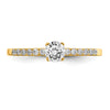 10K CZ Fancy Ring