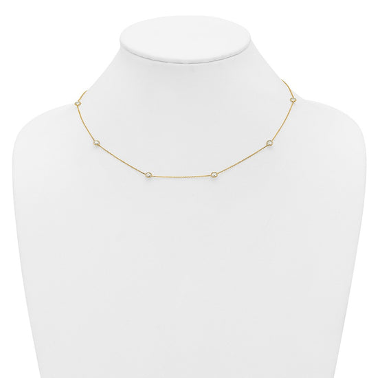 Gold Station Necklace