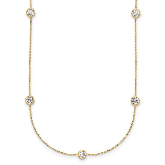 Gold Station Necklace