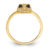 Gold Polished Lioness Rings