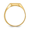Polished Gold Fancy Signet Rings