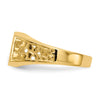 Polished Gold Fancy Signet Rings