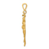 Gold Polished Golf Pendants