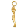 Gold Polished Golf Pendants
