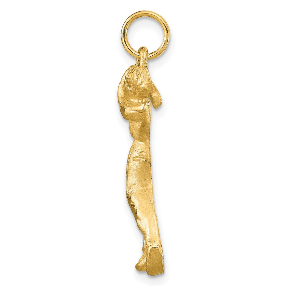 Gold Polished Golf Pendants