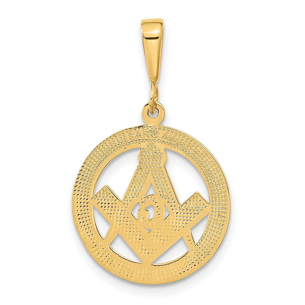 Gold Polished Masonic Pendants