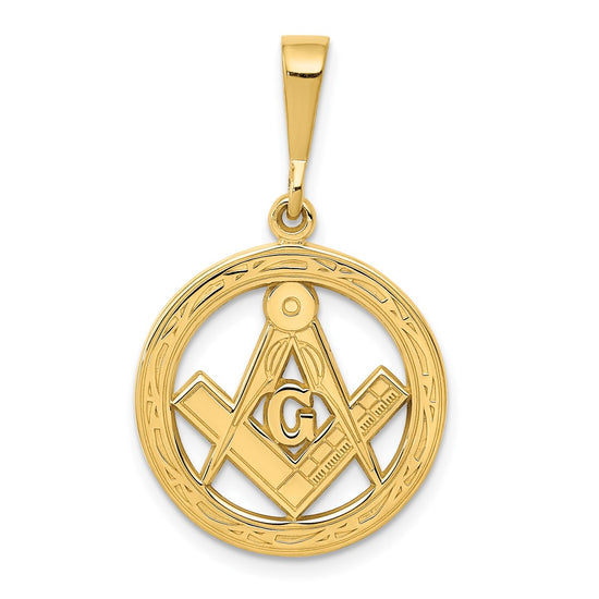 Gold Polished Masonic Pendants