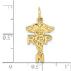Gold Polished Medical Pendants