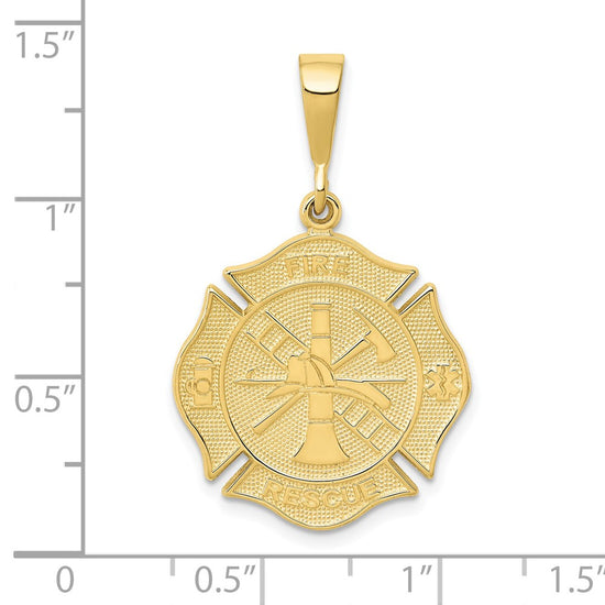 Gold Polished First Responder Pendants