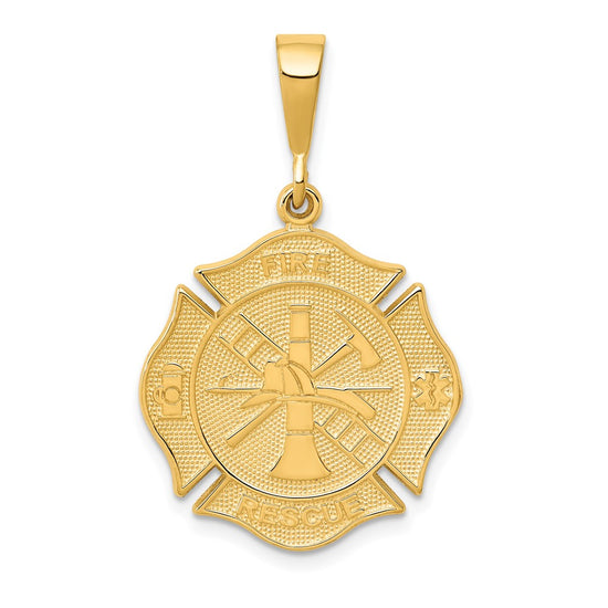 Gold Polished First Responder Pendants