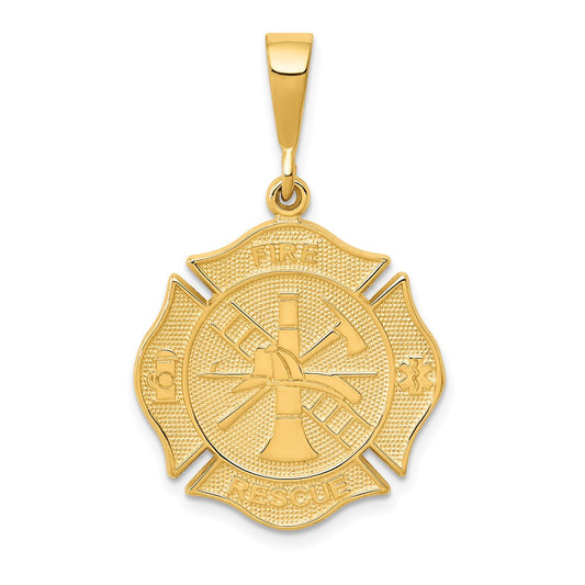 Gold Polished First Responder Pendants