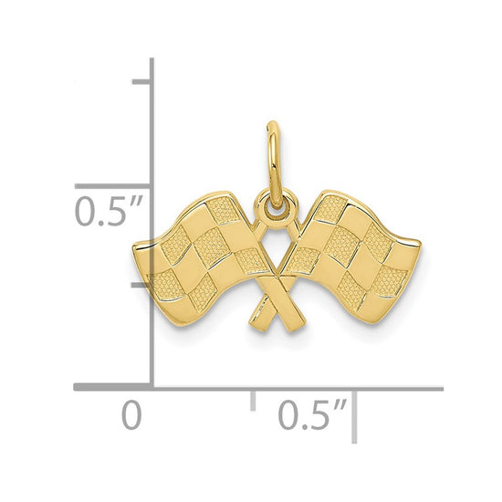 Gold Racing Flags