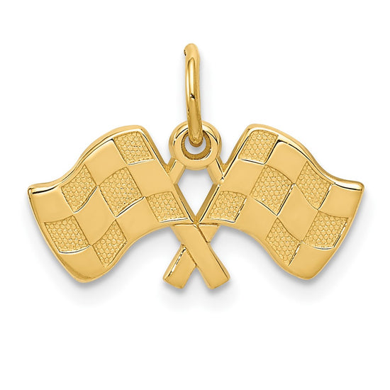 Gold Racing Flags