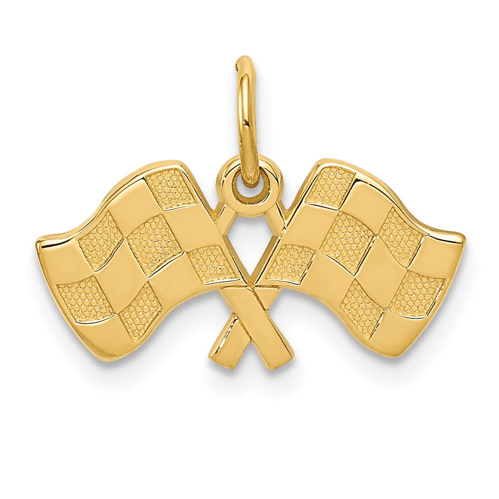 Gold Racing Flags