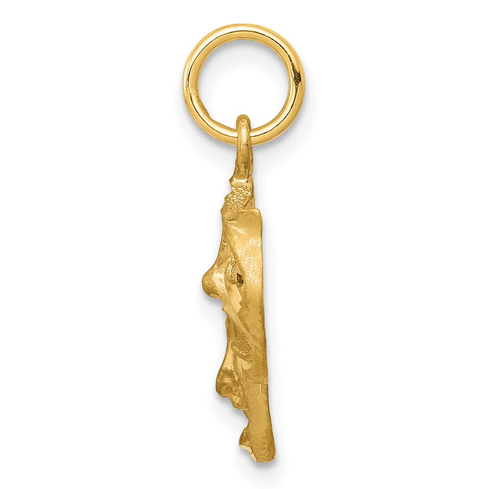 Gold Comedy/Tragedy Charm