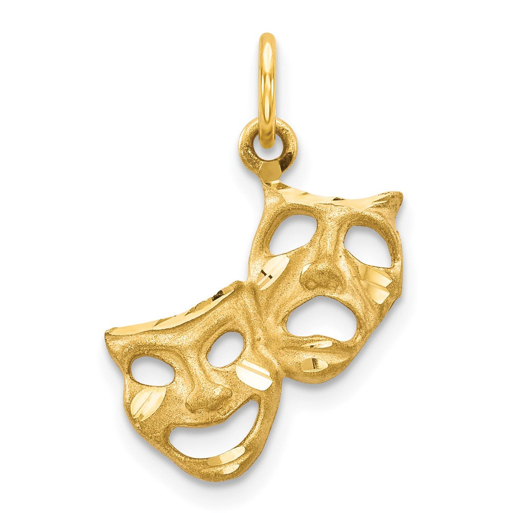 Gold Comedy/Tragedy Charm