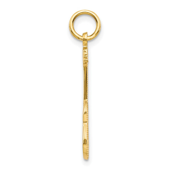 Gold Guitar Charm