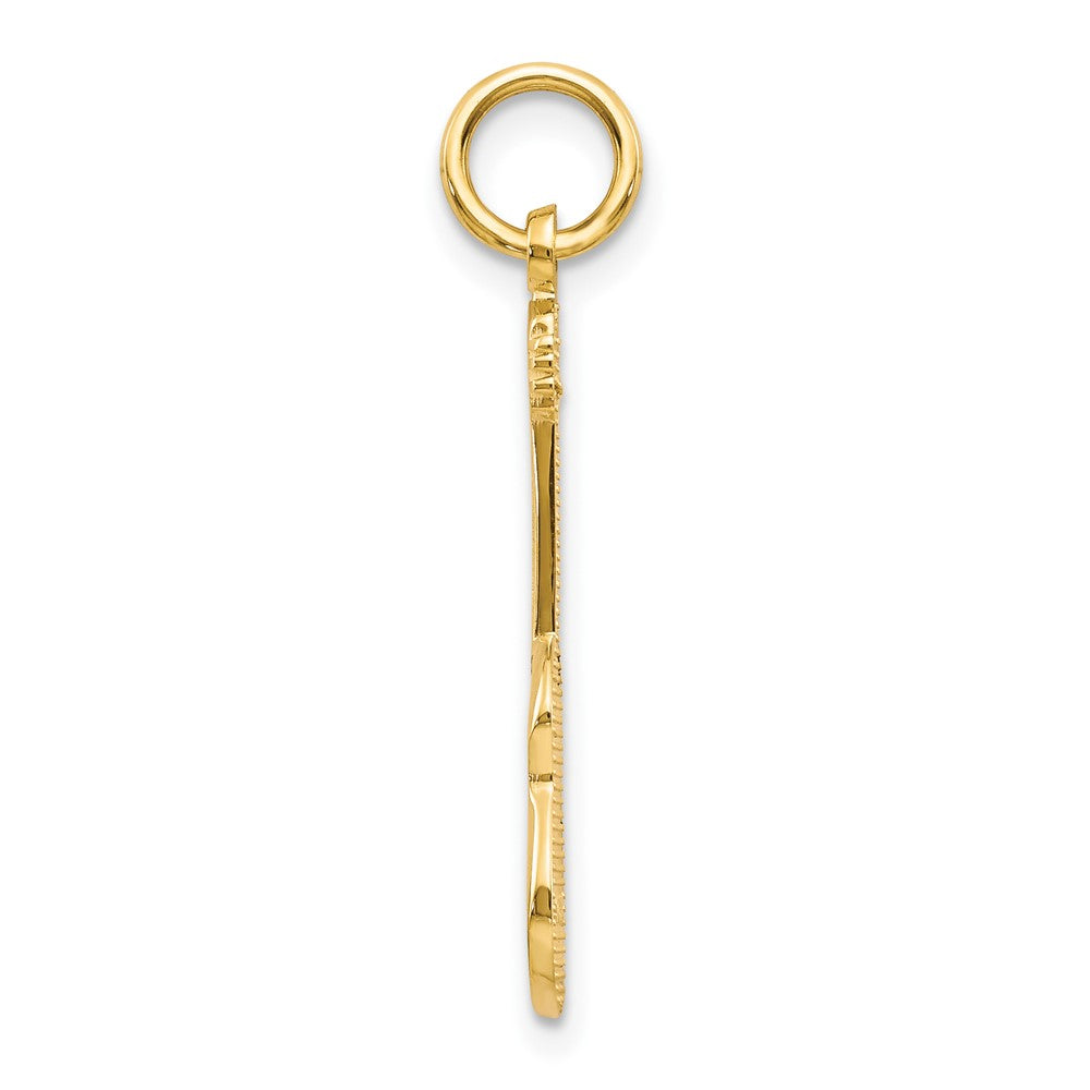 Gold Guitar Charm