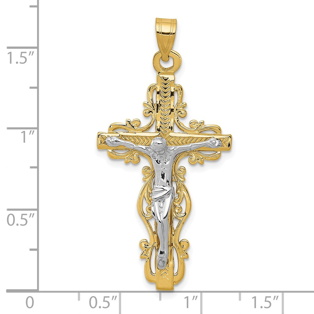 Gold INRI Crucifix Pendants