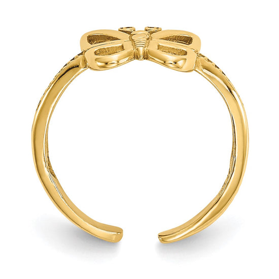 Gold Polished Toe Rings